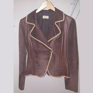 Alviero Martini leather and suede jacket